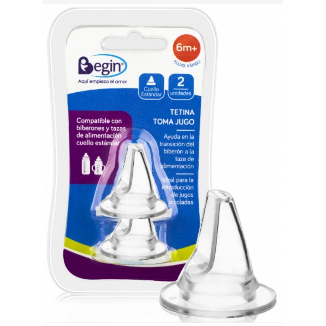 Tetina toma jugo peristaltica