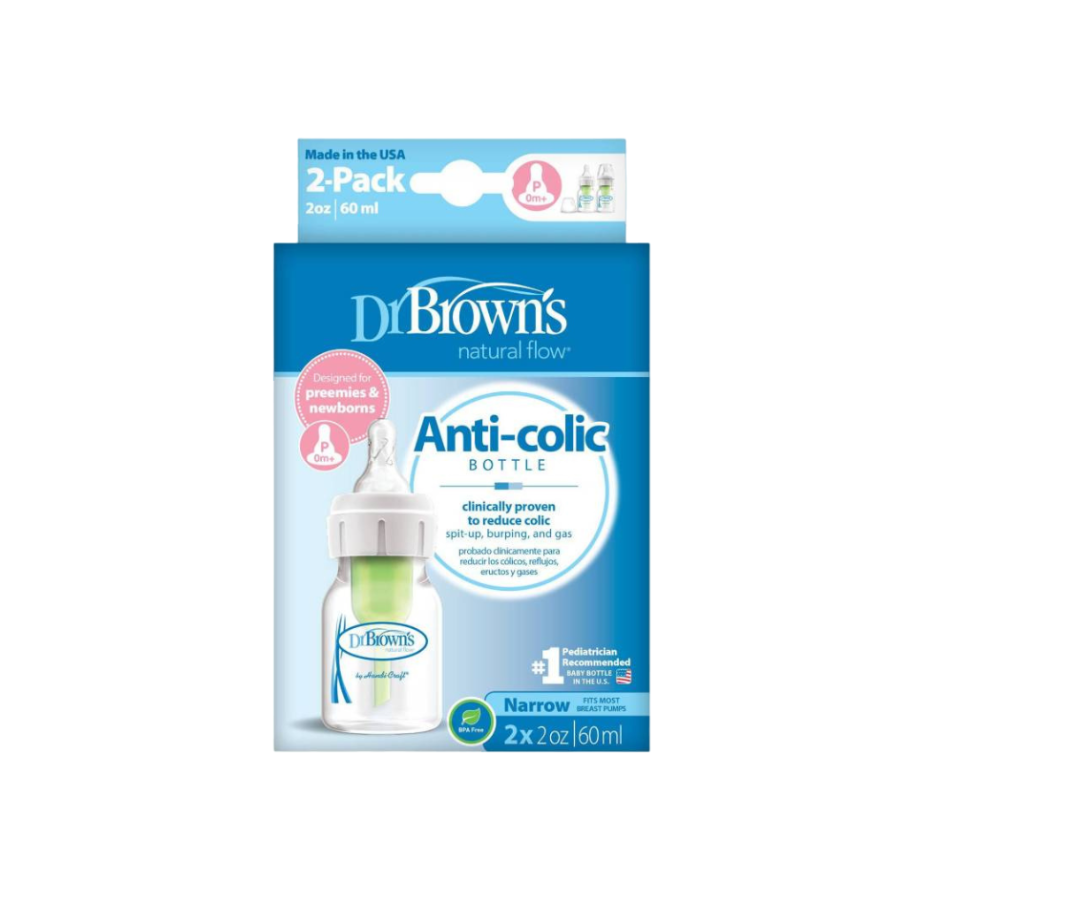 Set X 2 De Biberon Para Prem B/S Opt. De 2 Oz Dr. Browns