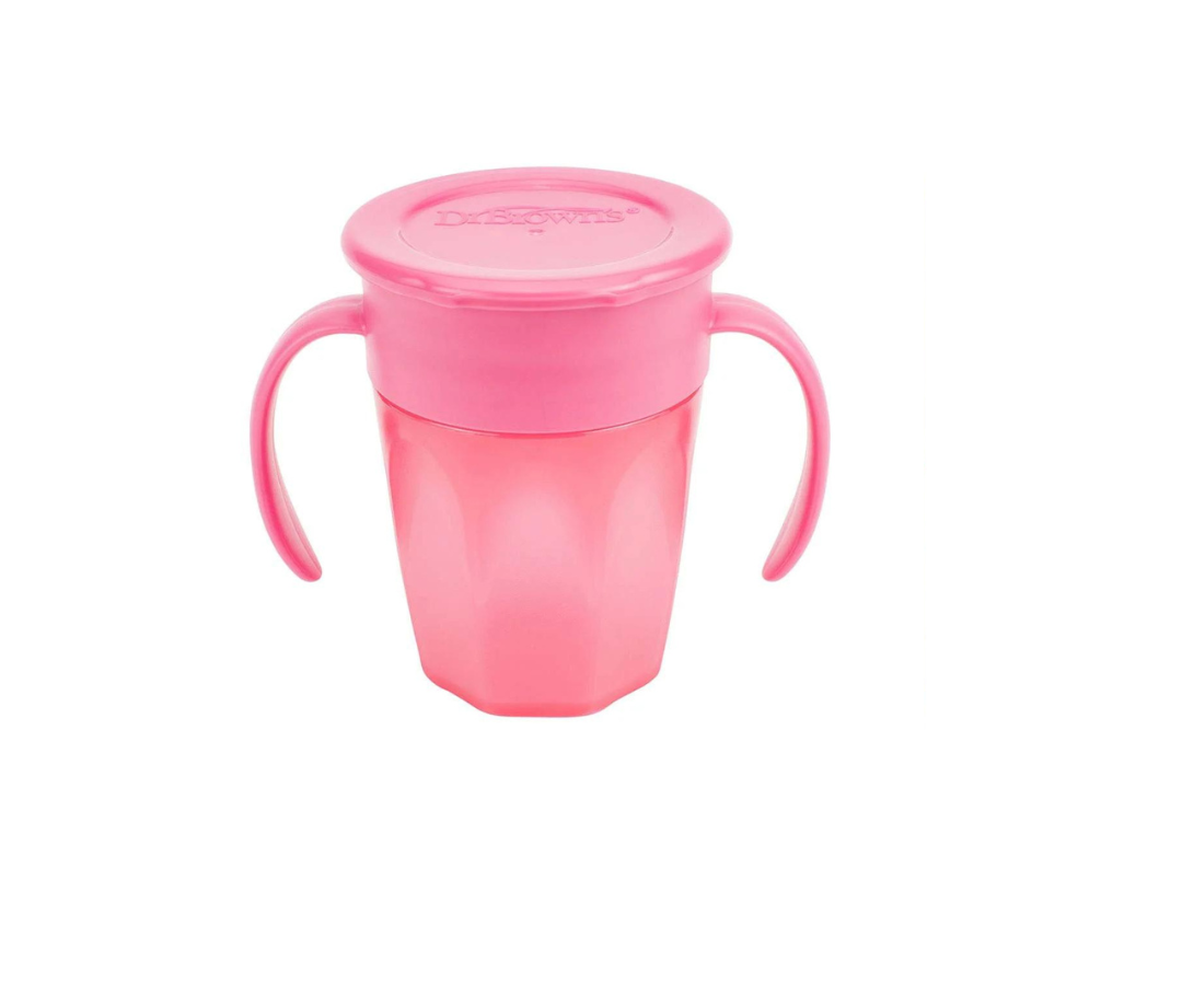 Vaso Con Asas 7Oz 360 Pink Dr. Brown´S
