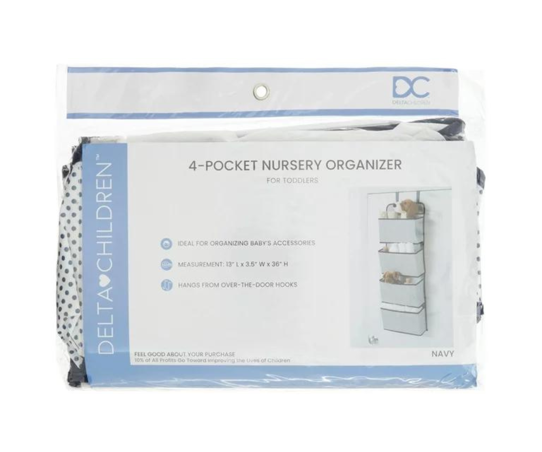 Organizador Gris Para Puerta Delta