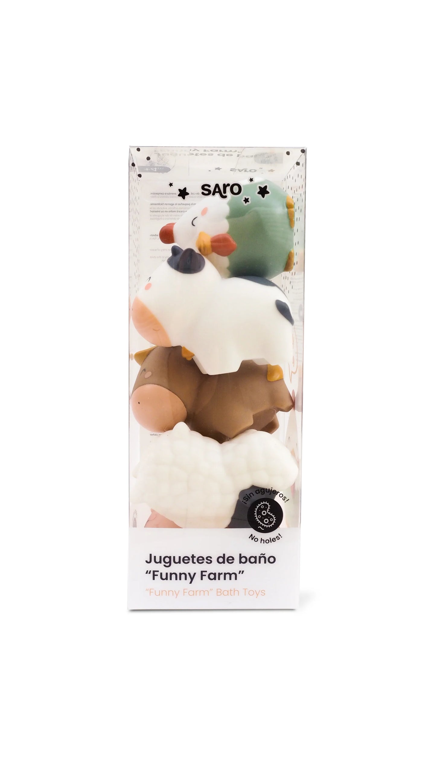 Set Juguetes Para Baño Granja