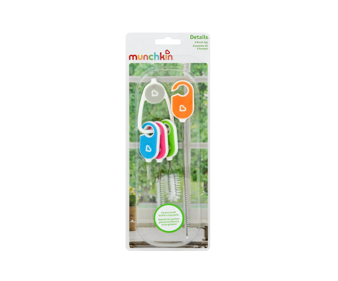 Set De Cepillos Biberones Y Vasos Munchkin