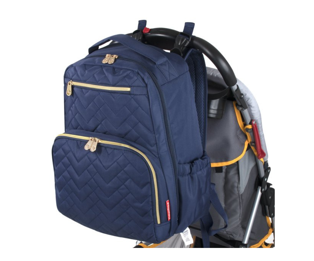 Pañalera Morgan Navy Quilted Fisher Price