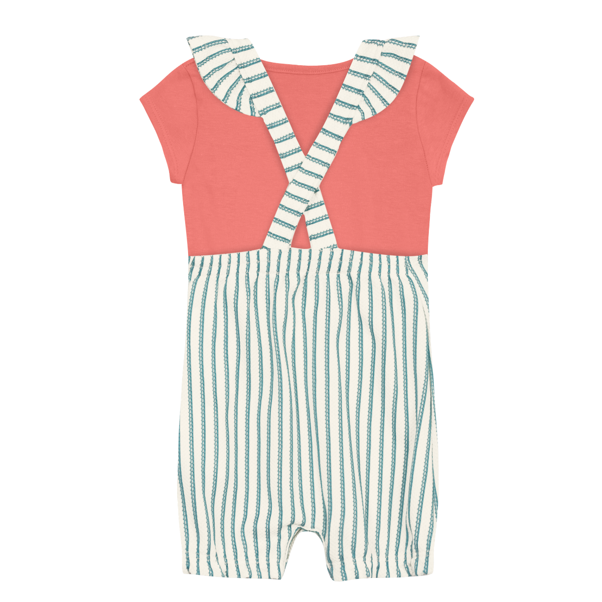 Blusa Y Jardinera Nena | Rayas Brandili
