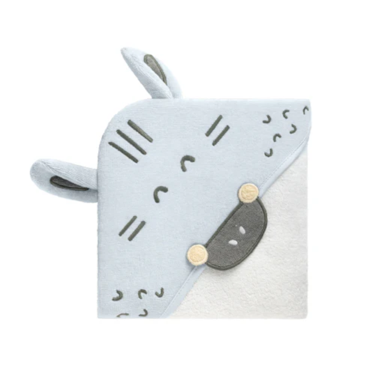 Toalla Con Capucha | Stripy Friends Kikkaboo