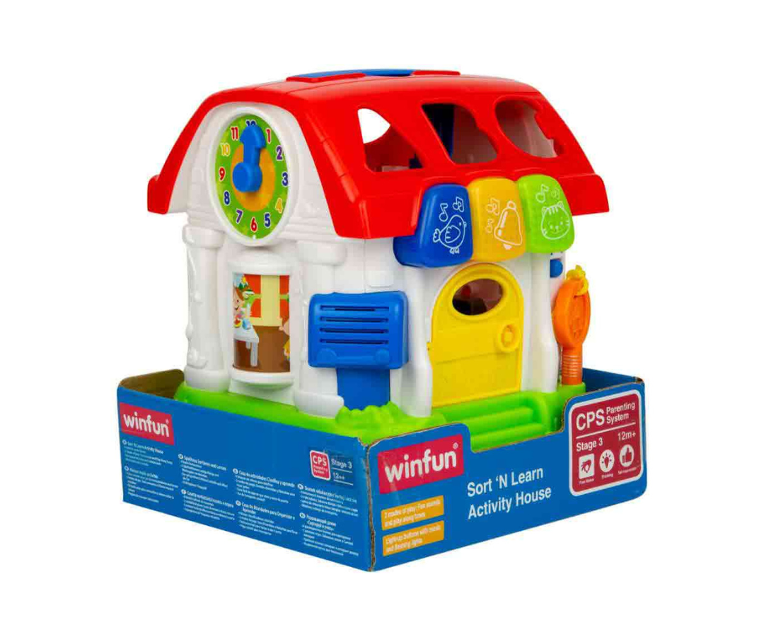 Casa con luces y actividades Winfun