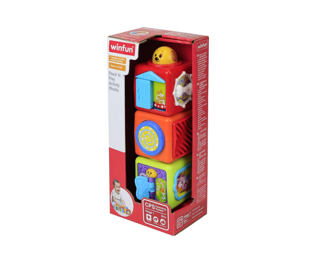 Bloques Actividad Apilar Y Jugar Winfun