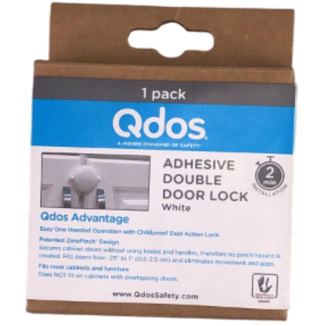 Seguro adhesivo para puertas y gabinetes