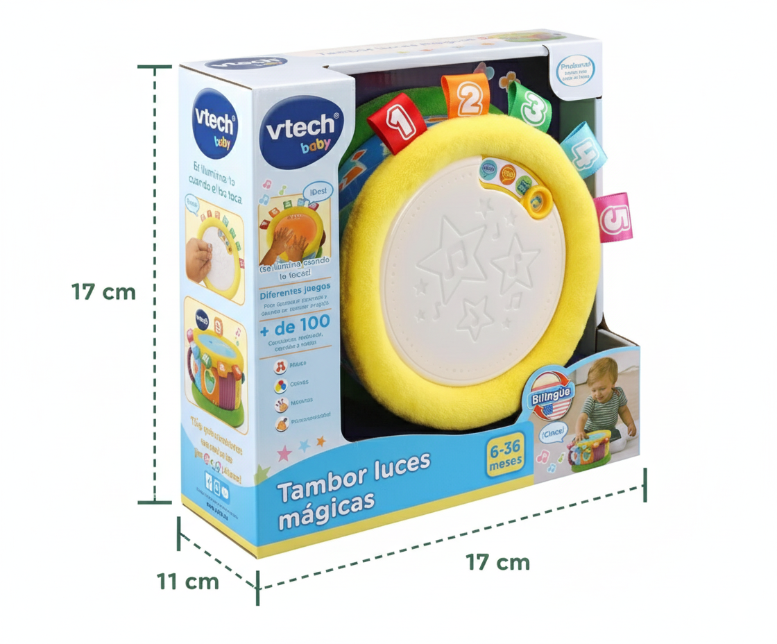 Tambor Luces Magicas Multicolor Vtech