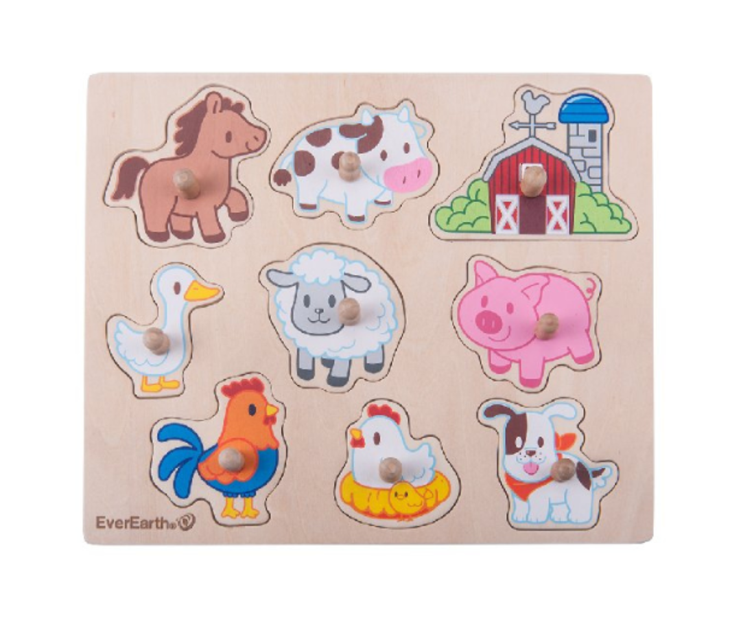 Rompecabezas Animales Granja Everearth