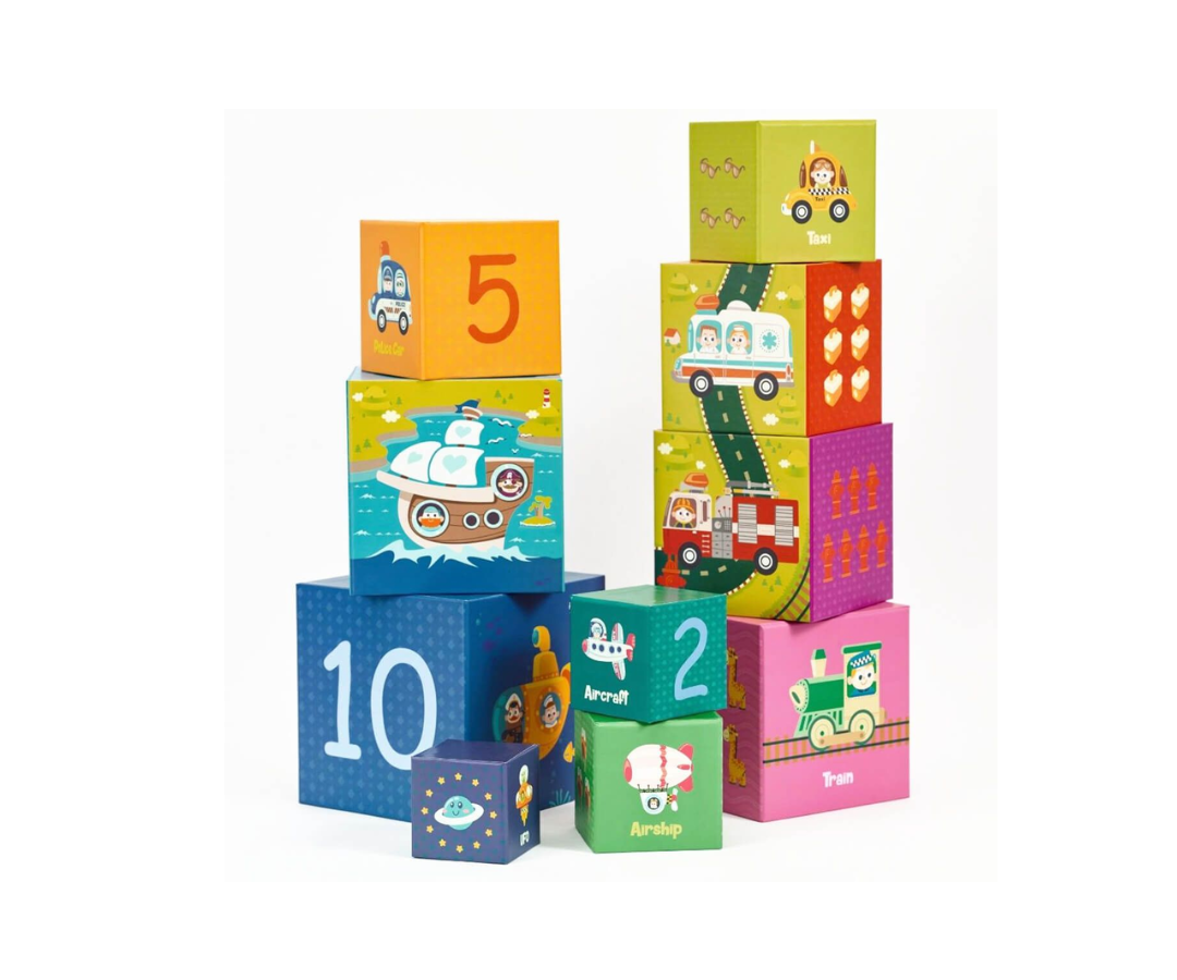 Cubos De Apilamient 18M Classic Toys