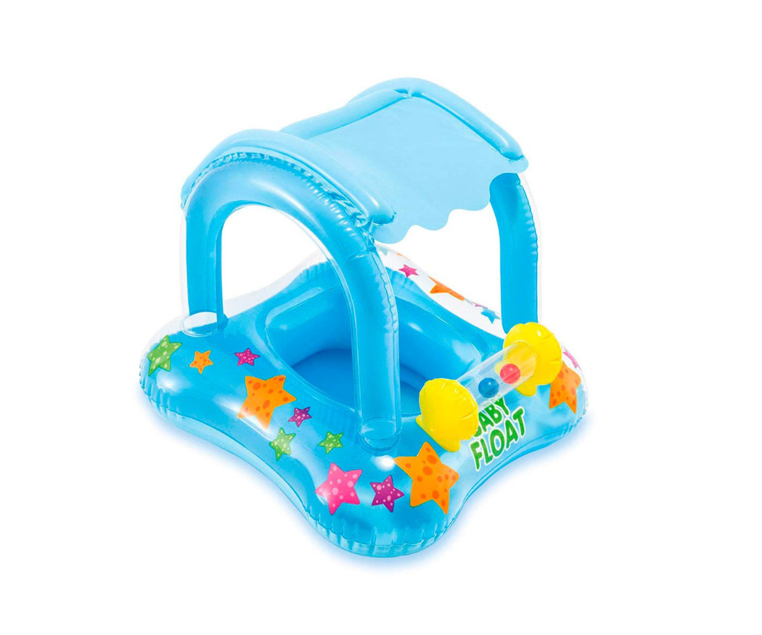 Flotador Tropical Shade Celeste Intex