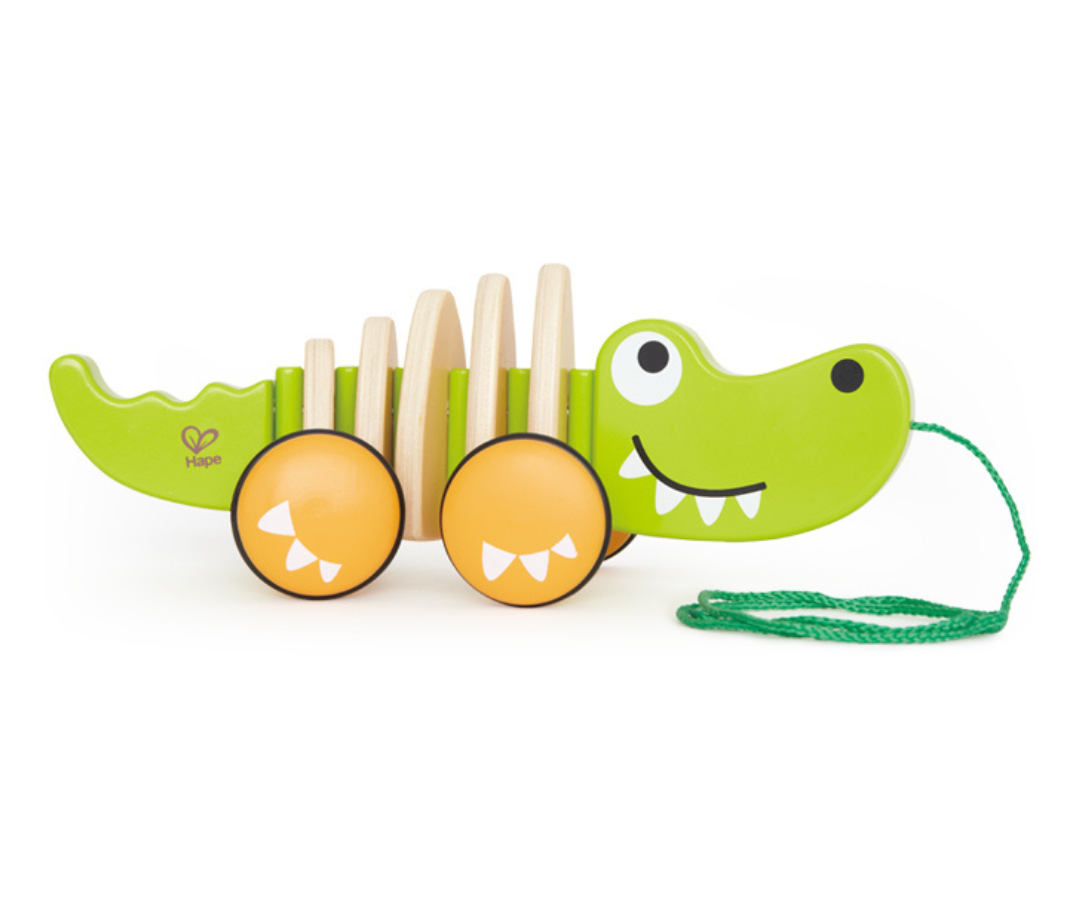 Juguete Para Halar Croc Multicolor Hape