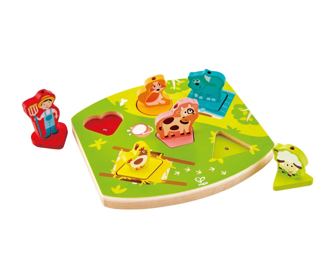 Rompecabezas Con Sonido Farmyard Hape