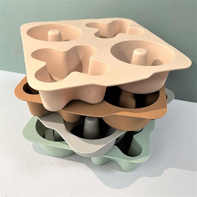 Molde de silicon 4 divisiones x 2