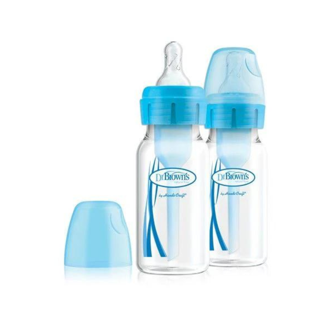 Biberón estándar, Azul