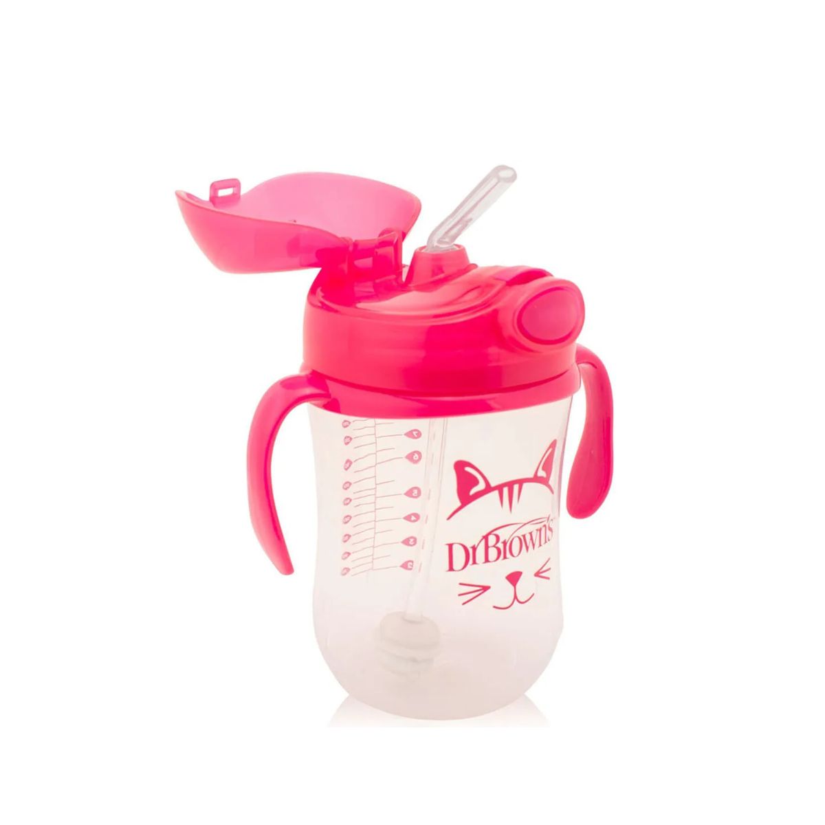Vaso Con Sorbete Y Asas | Rosado