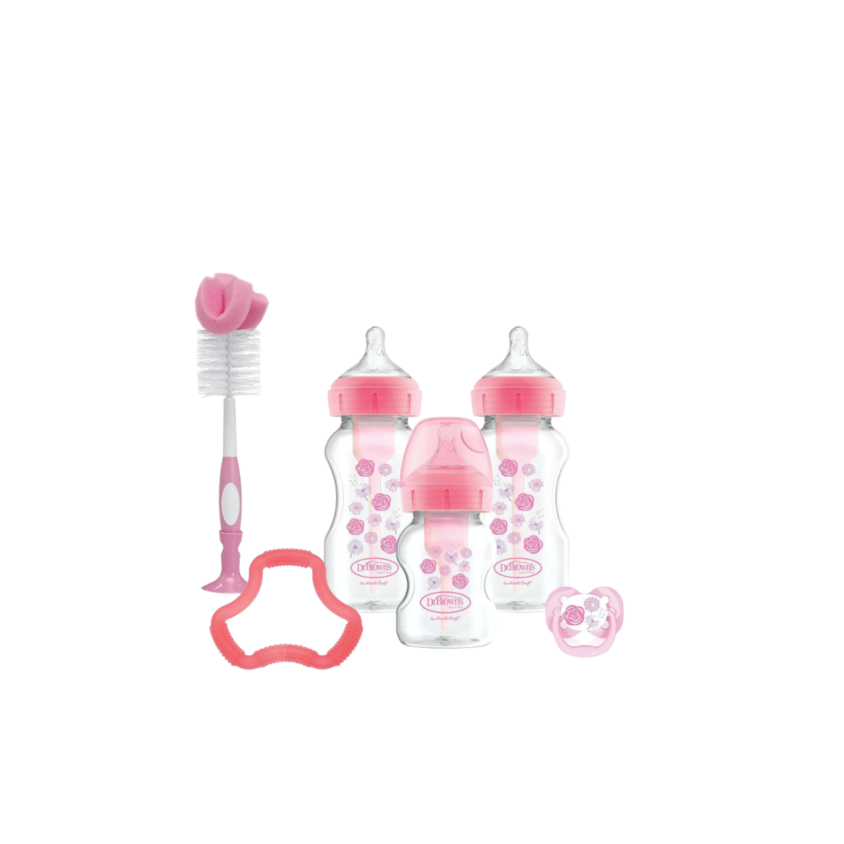 Set Regalo De Biberones Rosado