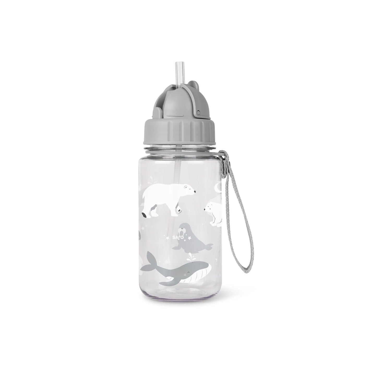 Vaso Entrenador Con Sorbete | Polaris Gray - Saro