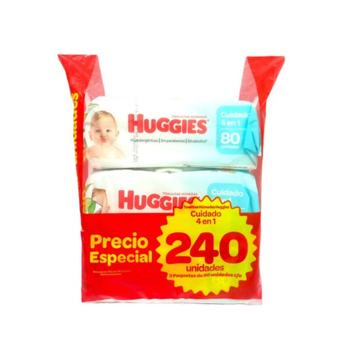 TOALLAS HUMEDAS ONE DONE X240 HUGGIES.