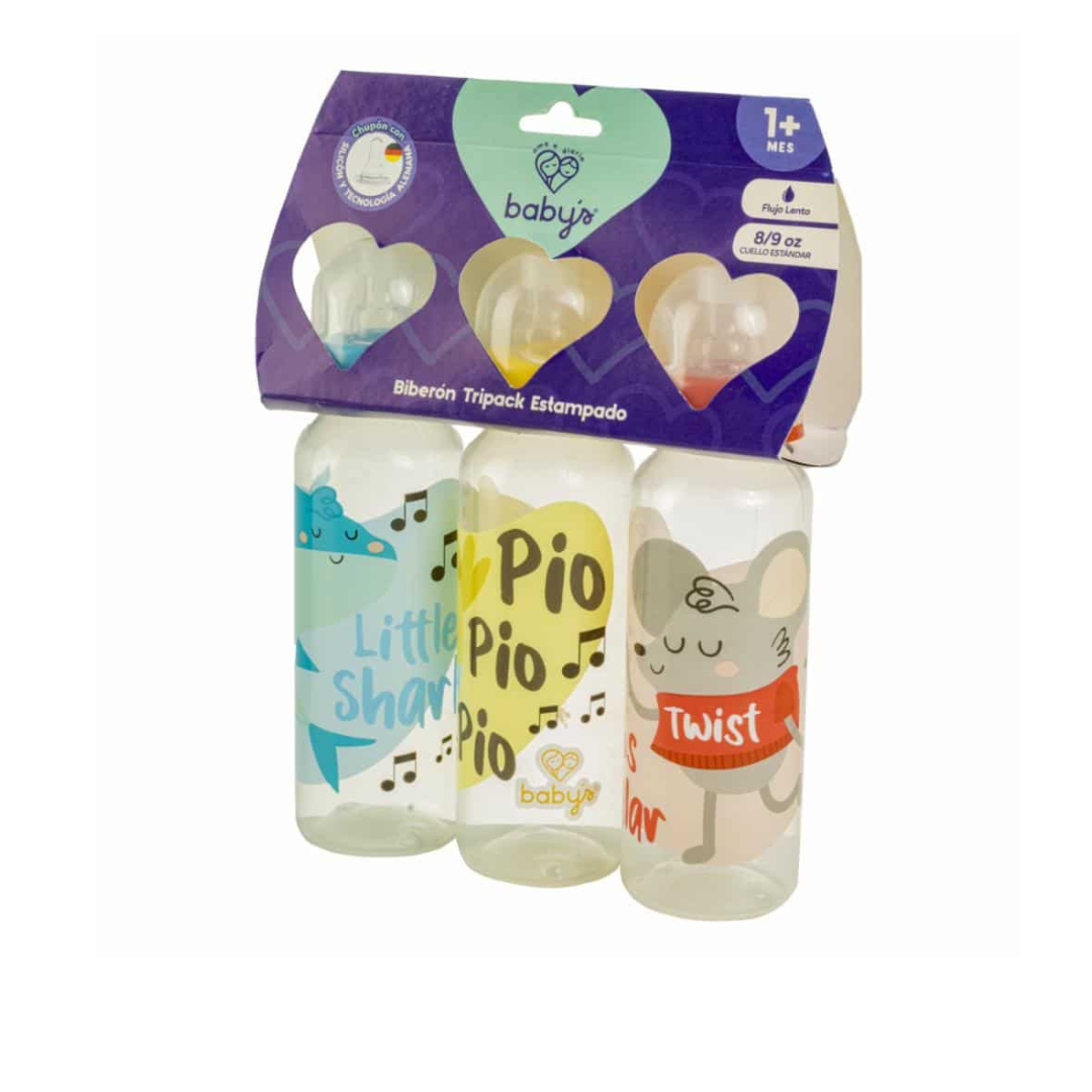 Set de 3 Biberones 9oz Baby´s