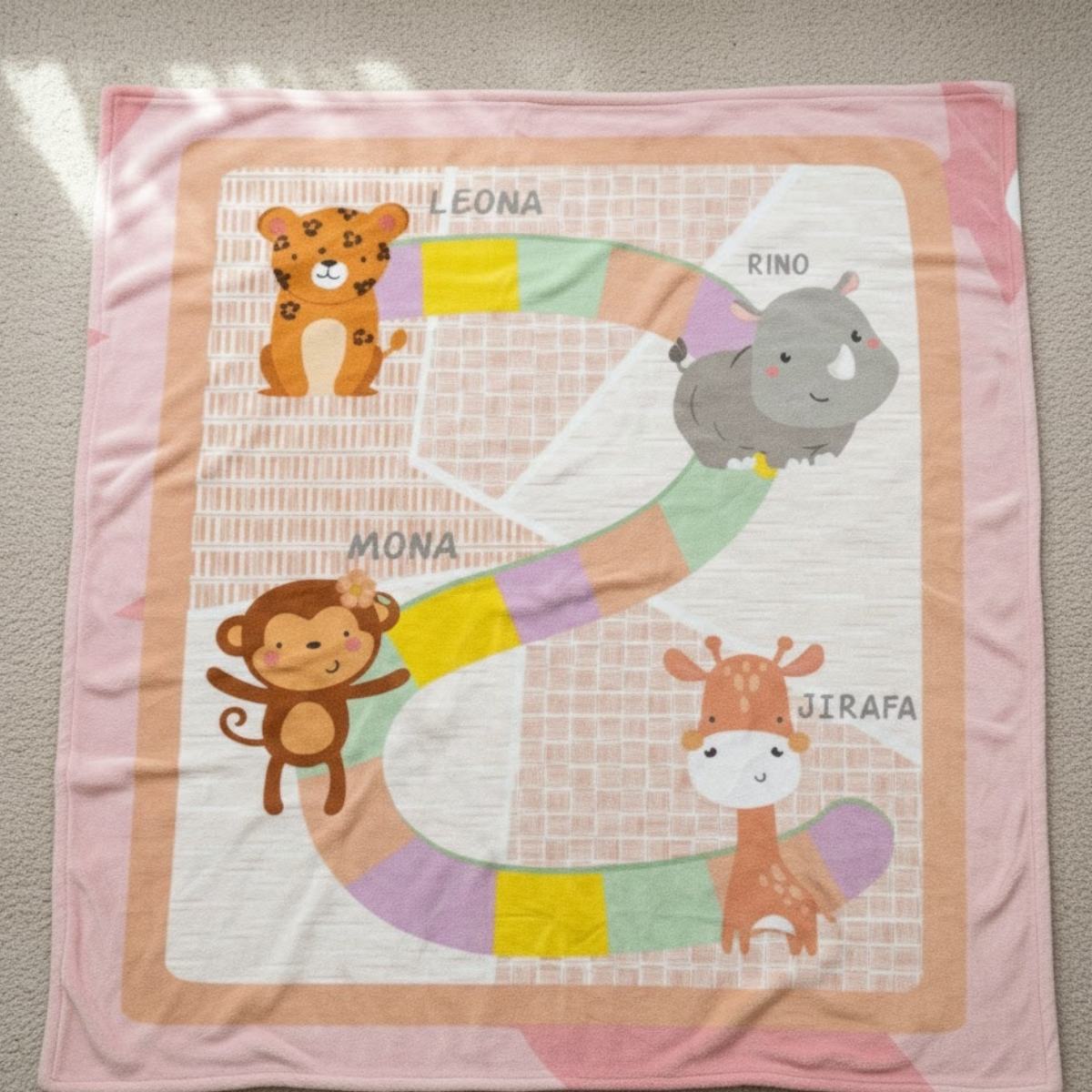 Cobija Didáctica De Animales | B4 Baby