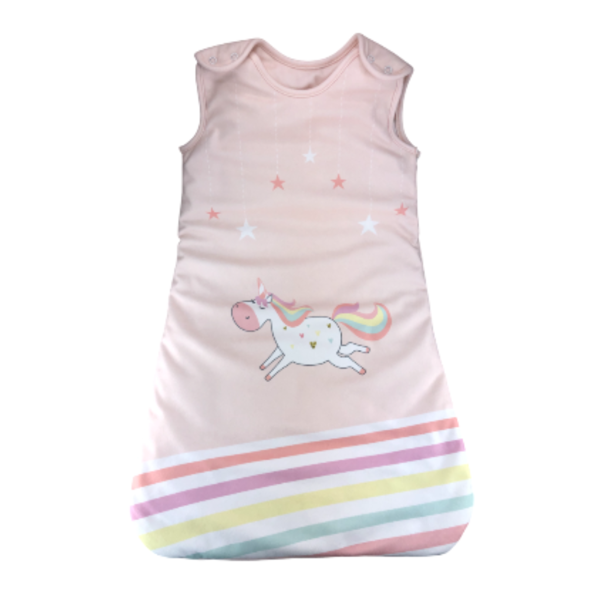 Sleeping Con Broches Unicornio Rosa B4 Baby