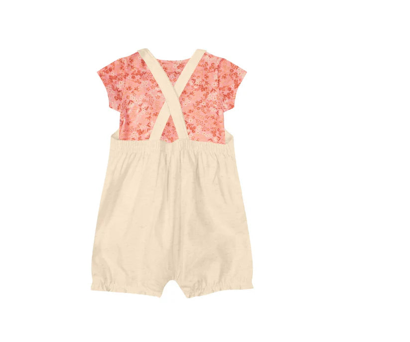 Conjunto Para Nenas Blusa a Y Jardinera Mundi