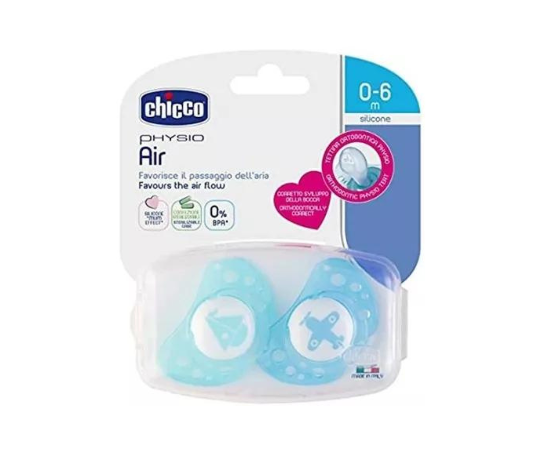 Pacificador Air Blue 0 A6M X2 Chicco