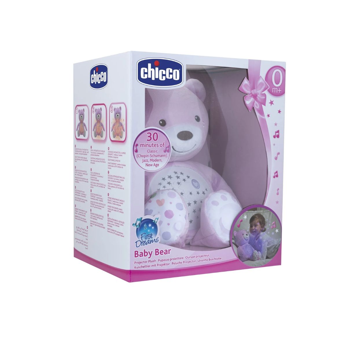 Oso proyector Baby Bear | Pink Chicco