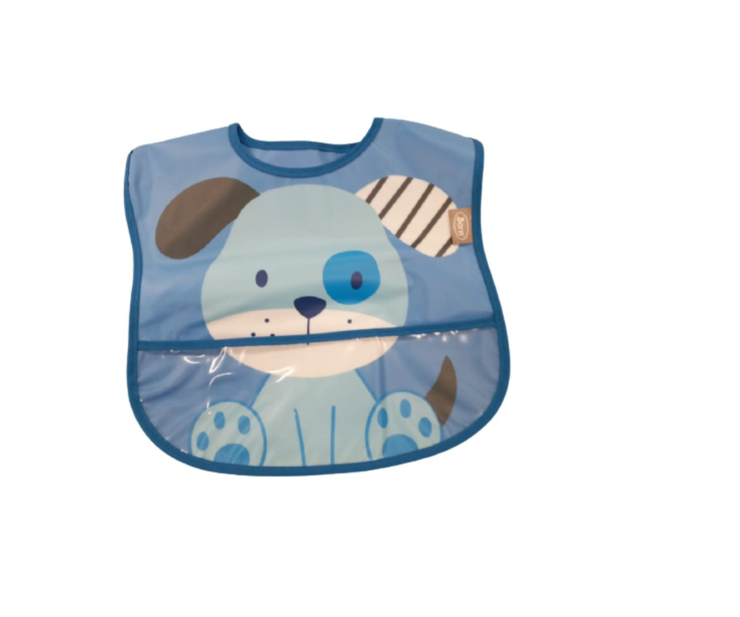 Babero Perro Azul Born