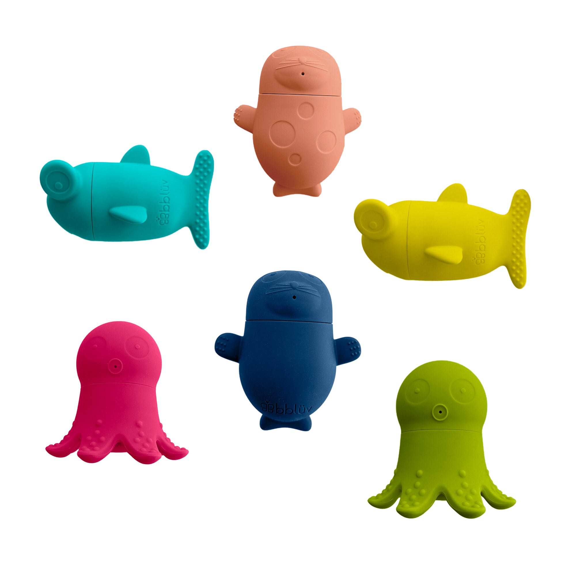 Set De 16 Juguetes De Baño De Silicona Para Bebés – Regadera, Barquitos Y Animales Para Niños De 1 A 4 Años