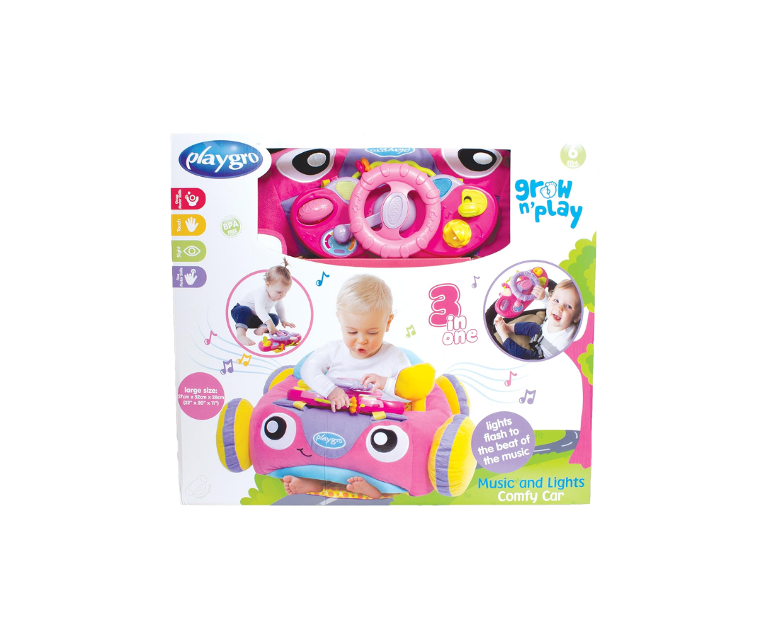 Carrito De Estimulacion Rosado Playgro