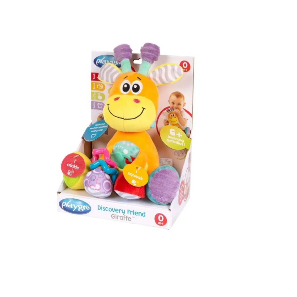 Jirafa Sonajero Y Texturas Playgro