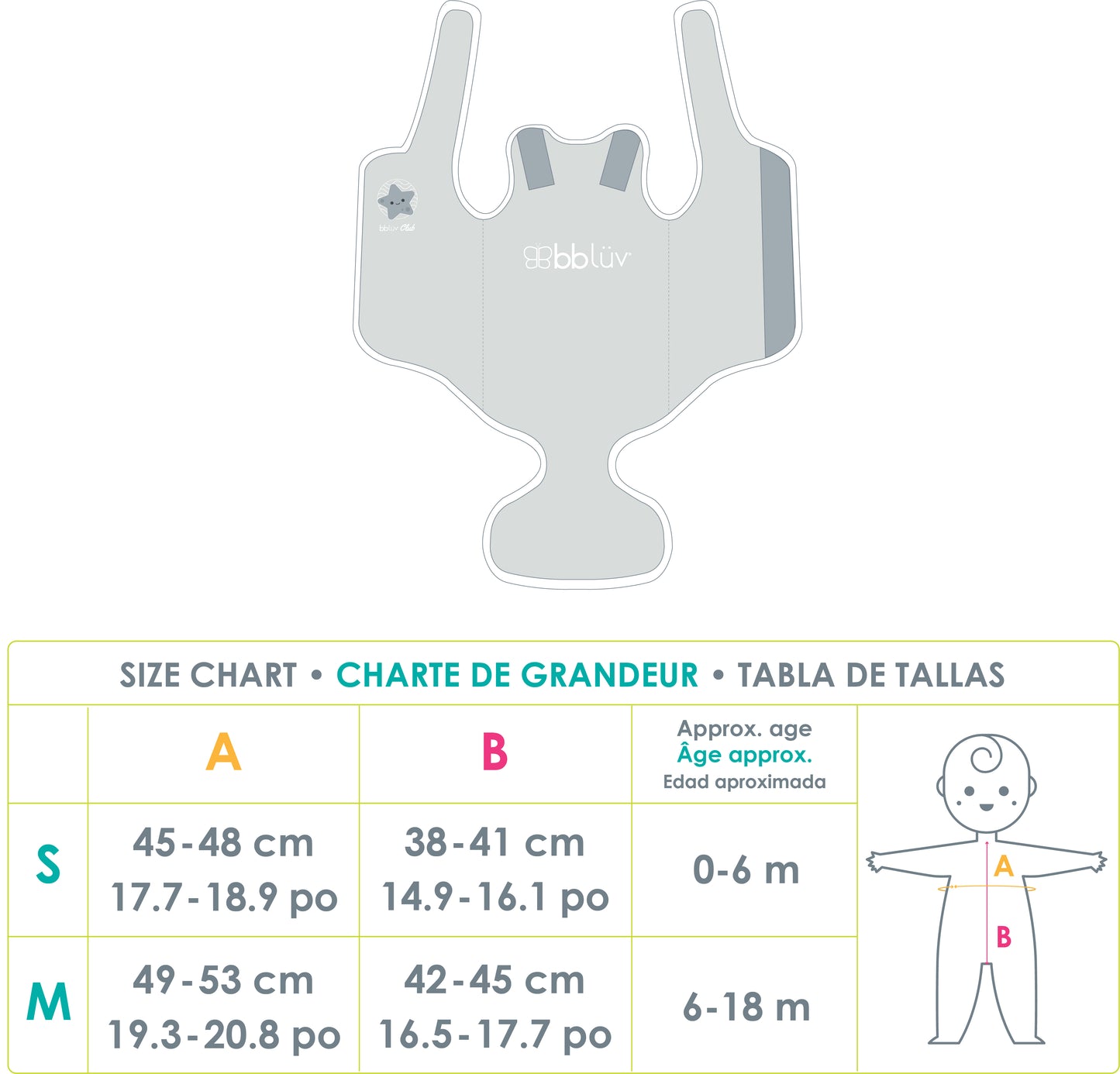 Chaleco Salvavidas talla 6 a 18m