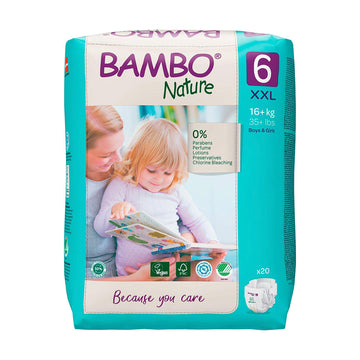 Bambo Nature Pañales Talla 6 (XXL) x20