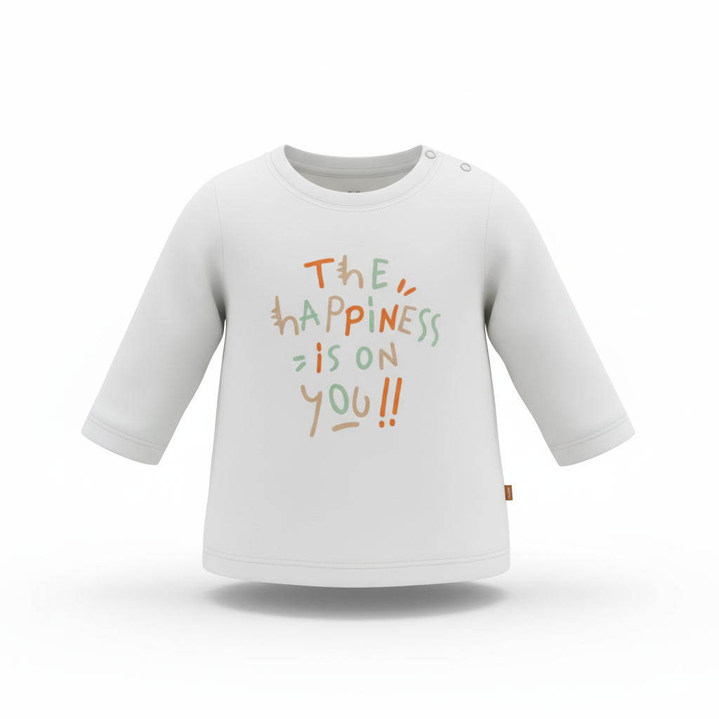 Camiseta manga larga - Happiness