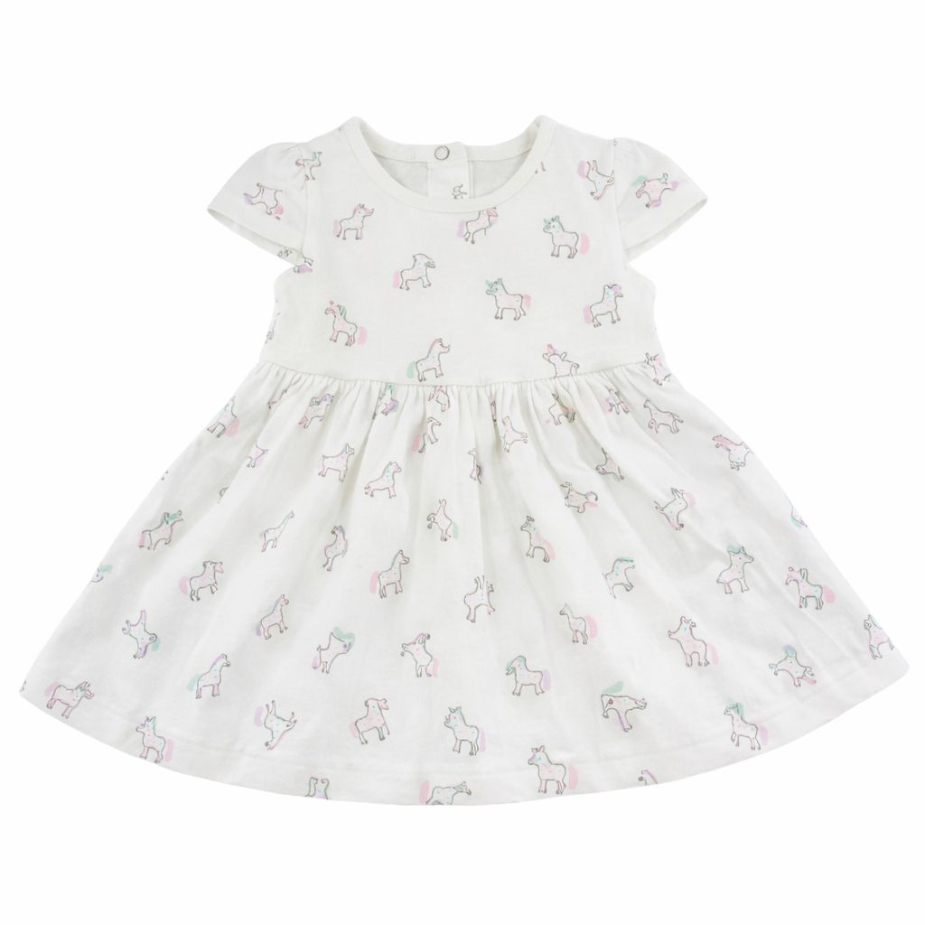 Vestido Algodón | Blanco B4baby