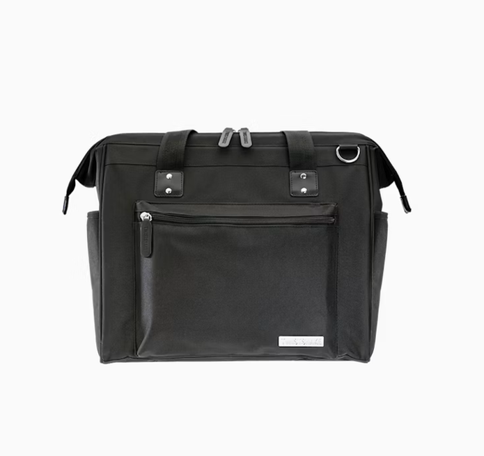 Bolso pañalera negra Twistshake