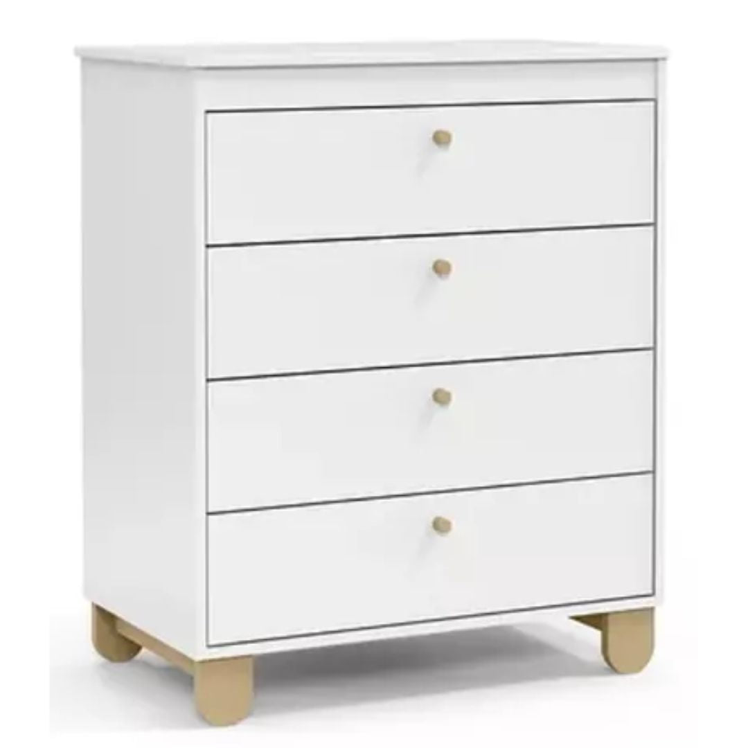 Cómoda 4 cajones Zupi blanco
