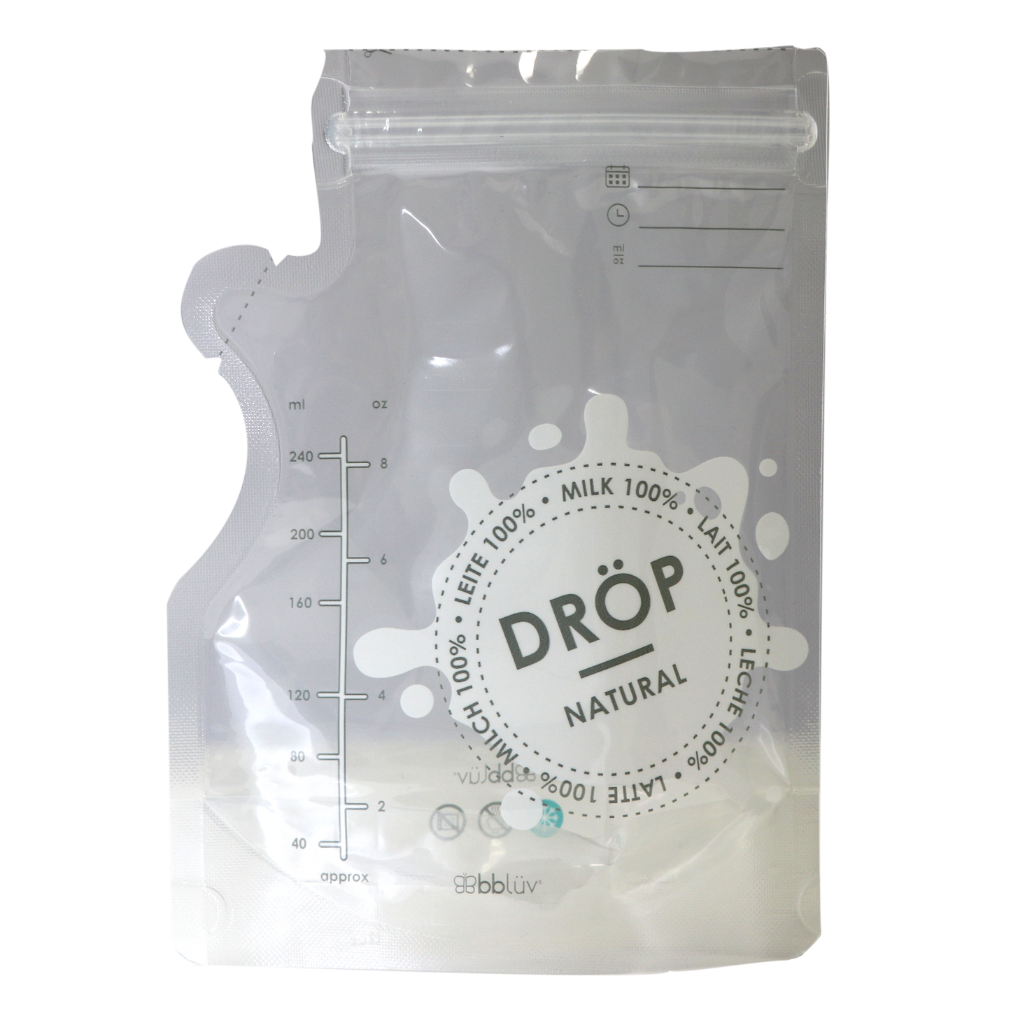 Bolsas para almacenar leche drop x50 BBLüv