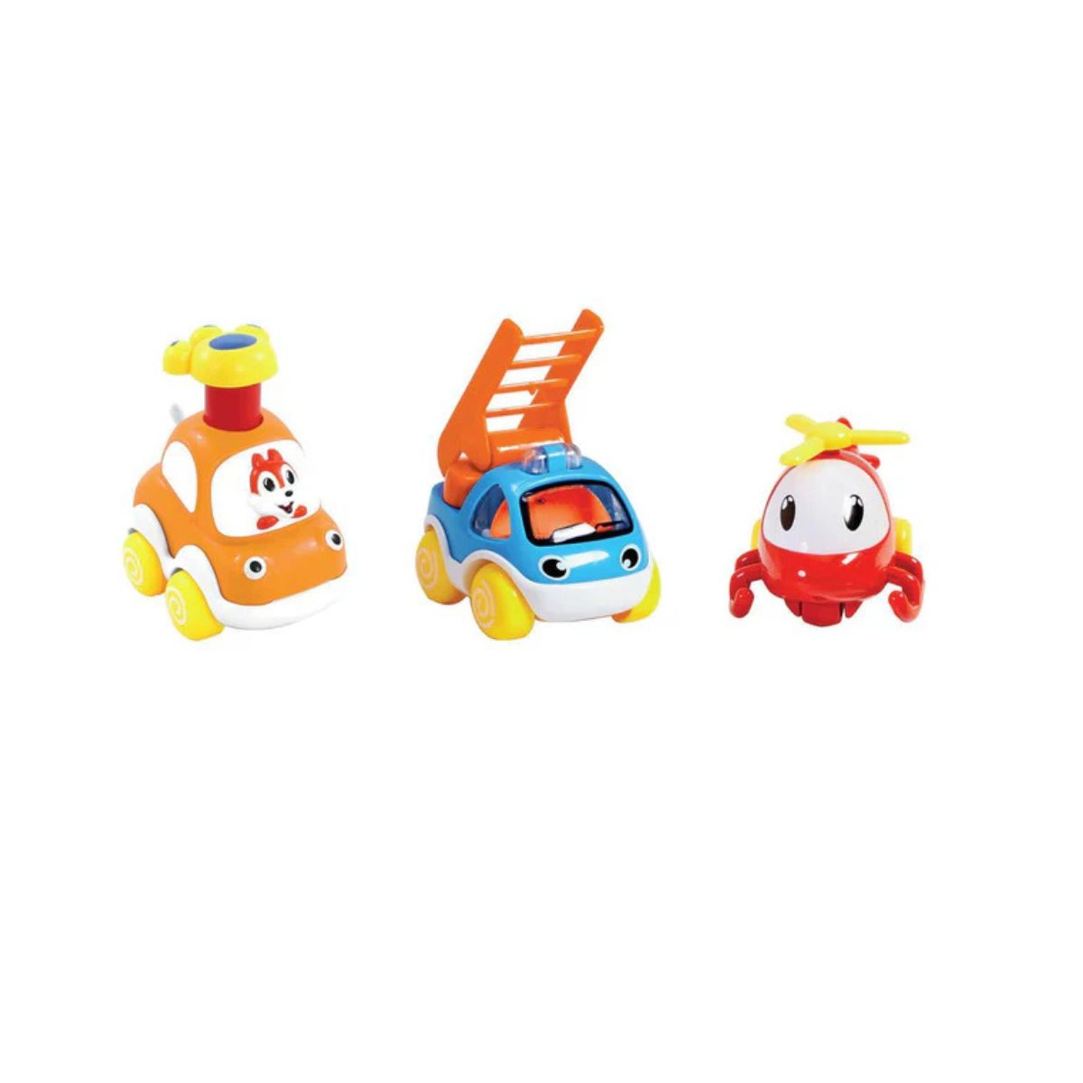 Juguete Push & Pull Racers Trio