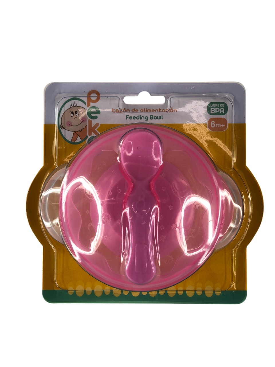 Plato con tapa cuchara y ventosa