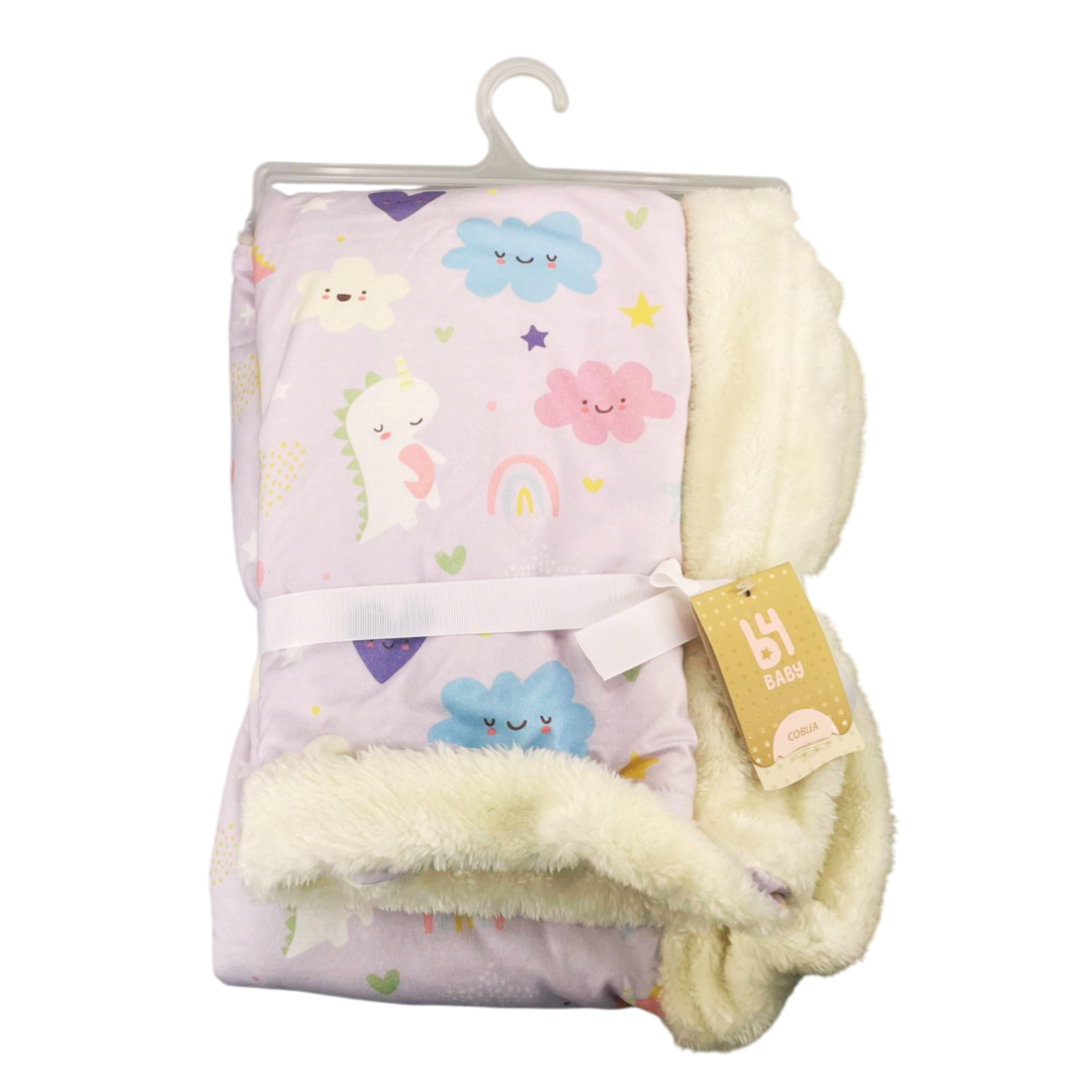 Cobija Reversible | Dinocornio B4 Baby