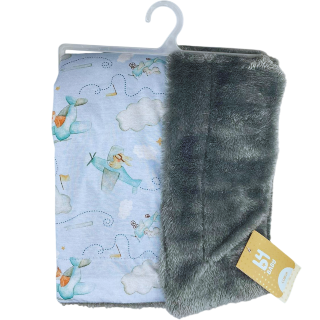 Cobija Reversible | Aviones B4 Baby