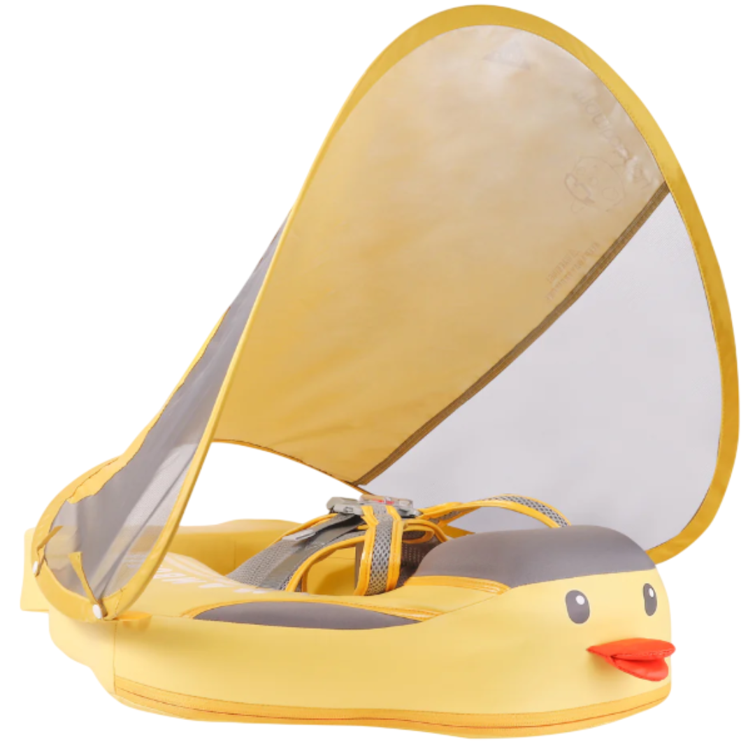 Flotador con toldo diseño de pato