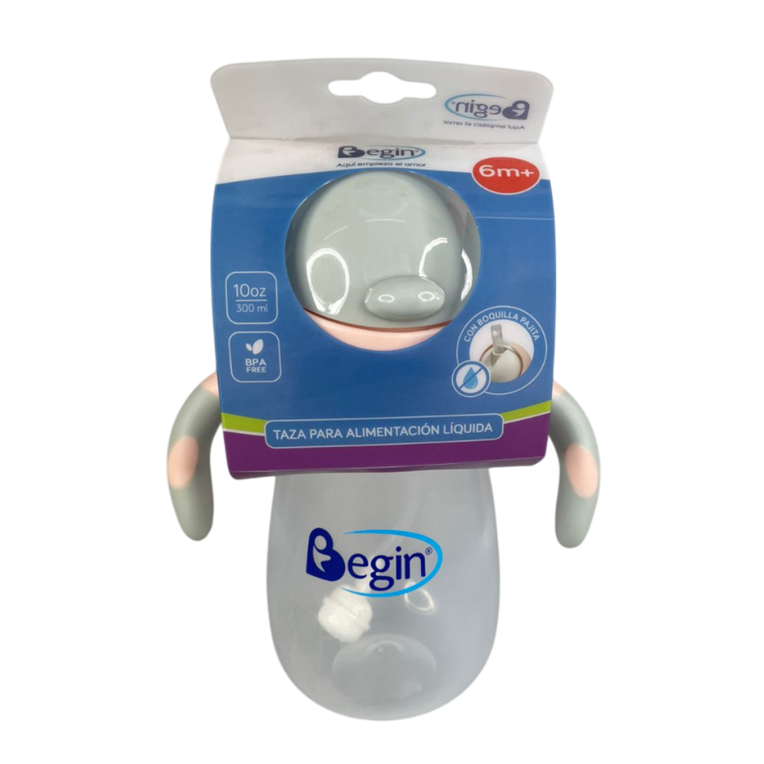Vaso entrenador con sorbete 10 onzas