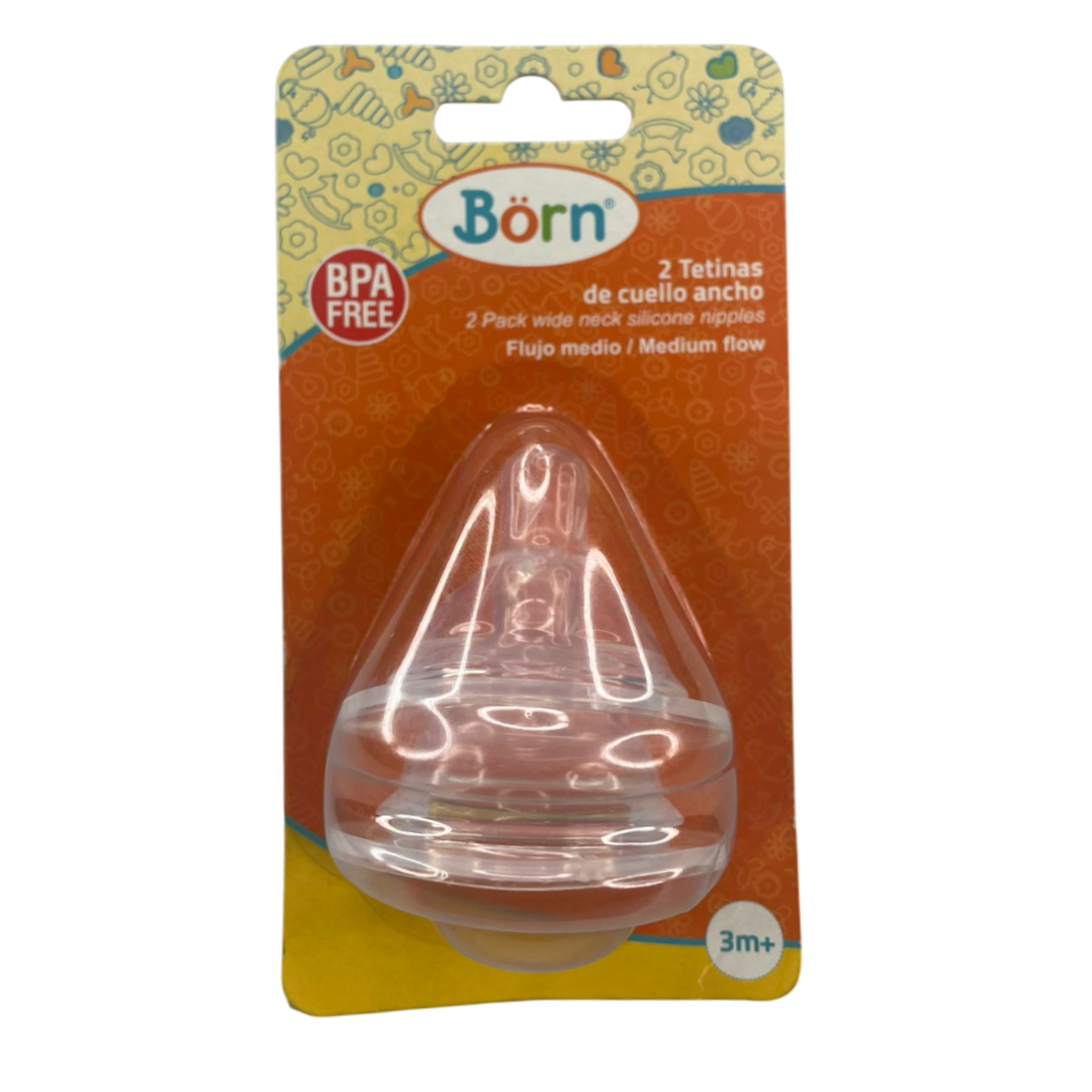 Tetina cuello ancho Born