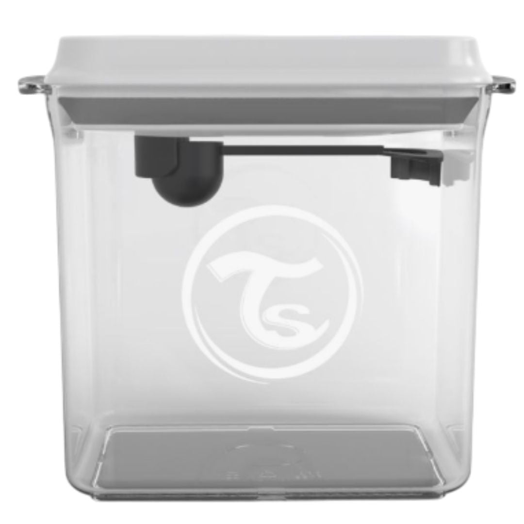 Contenedor de formula blanco