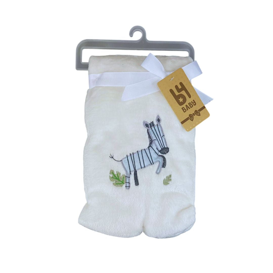 Cobija blanca de zebra